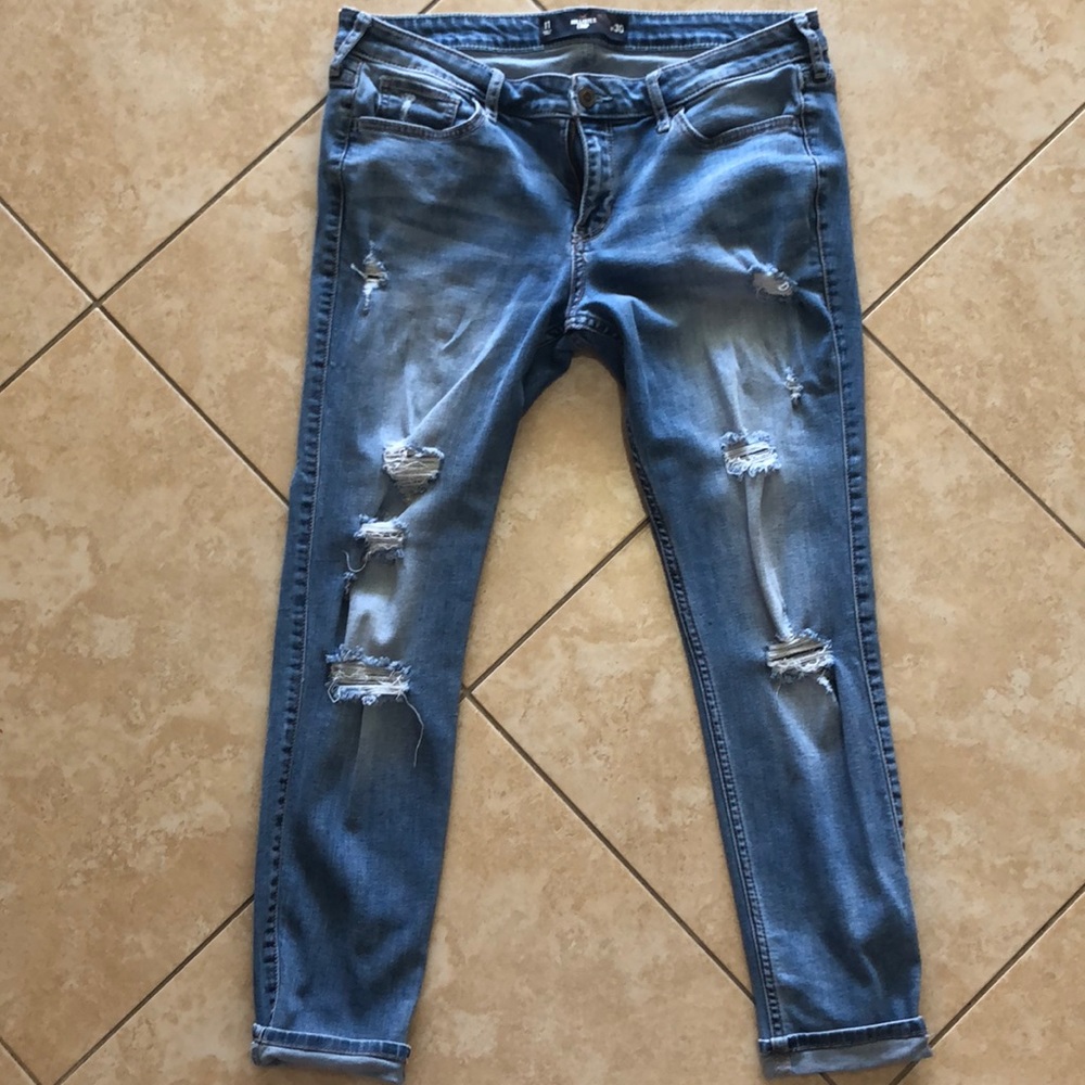 Hollister Crop Jean leggings size 11